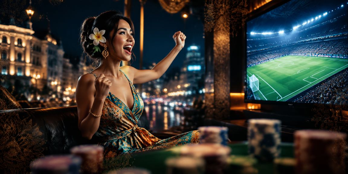 Pemain menikmati bonus rebate sambil bermain game malam hari